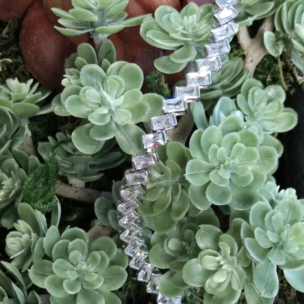925  Silver Bracelet with CZ Stones